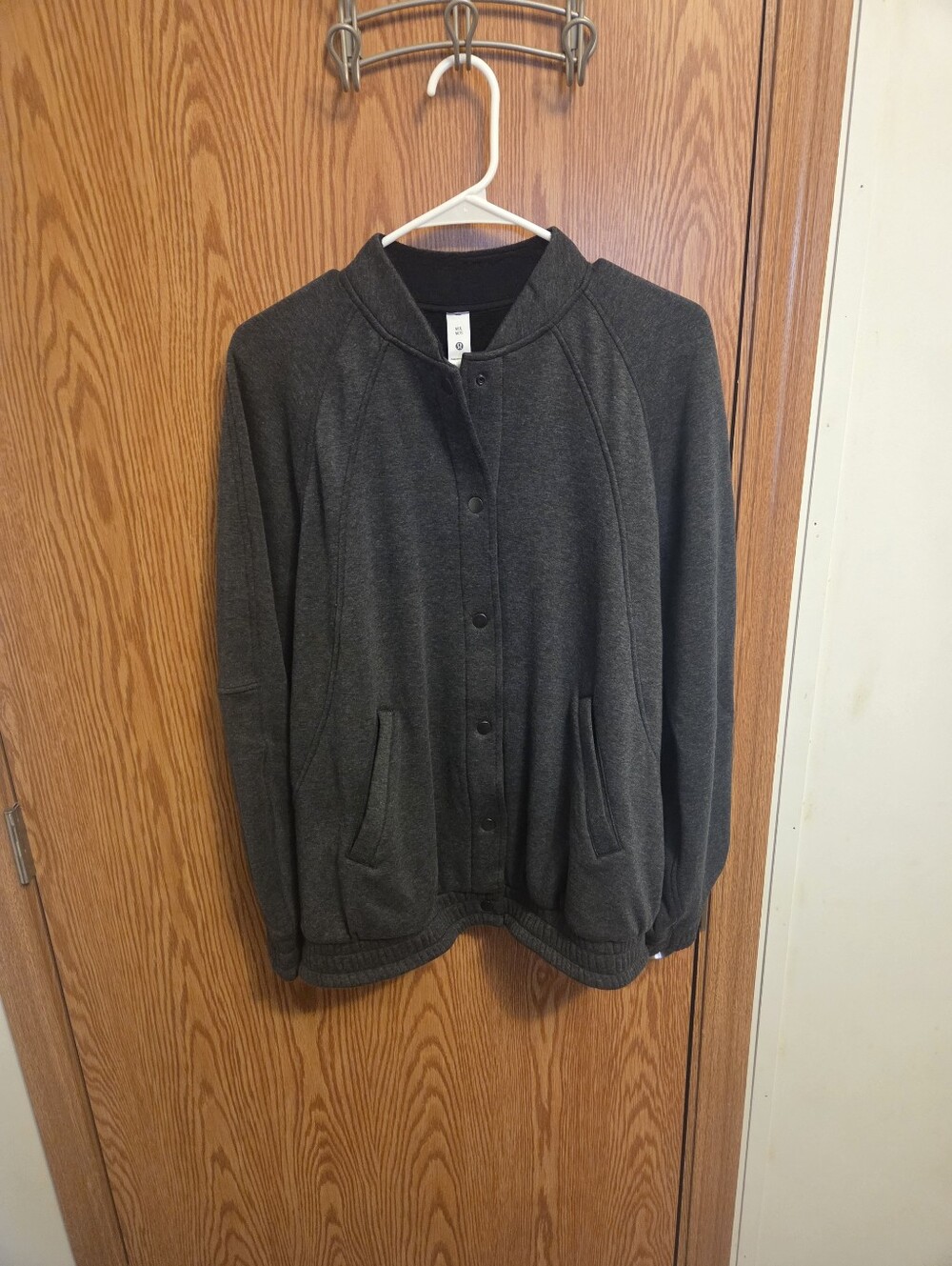 Lululemon Scuba Oversized Varsity Jacket Sz M/L Women's NWOT
